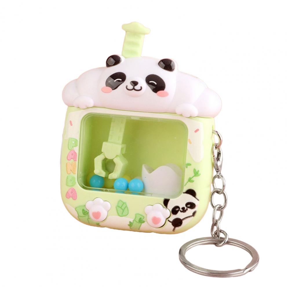 Claw Machine Key Ring Portable Claw Machine Keychain Teens Adults Handbag Backpack Hanging Decoration
