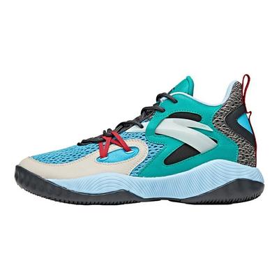 Wind Tunnel 1 Basketball Shoes Men Sneakers Blue Green 112021617S-3