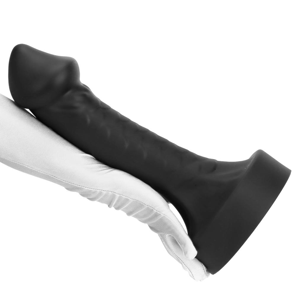 Silikonové dildo Oversized anální kolík masturbátor Fisting Big Dick Realistický popruh na penis na penisu BDSM