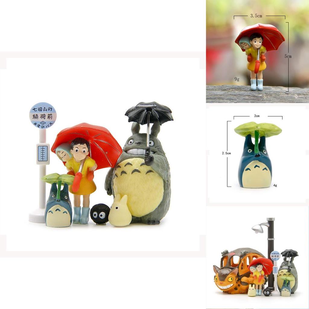 Stunning My Neighbor Totoro Pvc Mei Cat Bus Figure Set For Collectors And Fans
