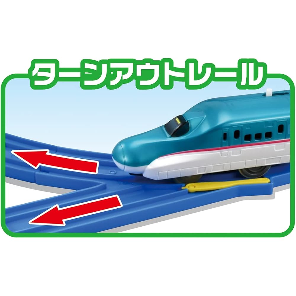 Takara Tomy “Plarail Plarail Entry Set E5 Series Shinkansen Hayabusa” Train Train Toy 3 Year Old ...