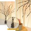 LED Simulated Tree Branch Light Battery Operated 20LEDs Fairy Lights Bendable Willow Branches for Christmas Home Bedroom Decor