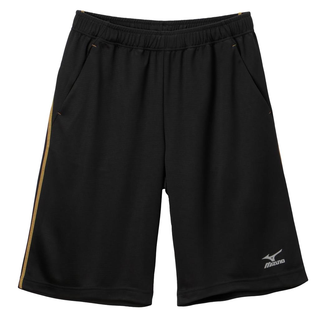Mizuno Simple Is Light Sweat K2JDCM91 Shorts, Moisture-Wicking, Quick-Drying, Men's Black,