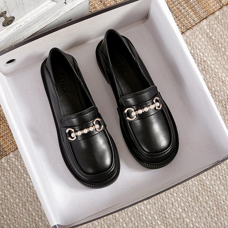 Soft Shoes Woman 2025 Pointed Toe Casual Female Sneakers All-Match Shose Women Oxfords Women's Modis British Style New Cross