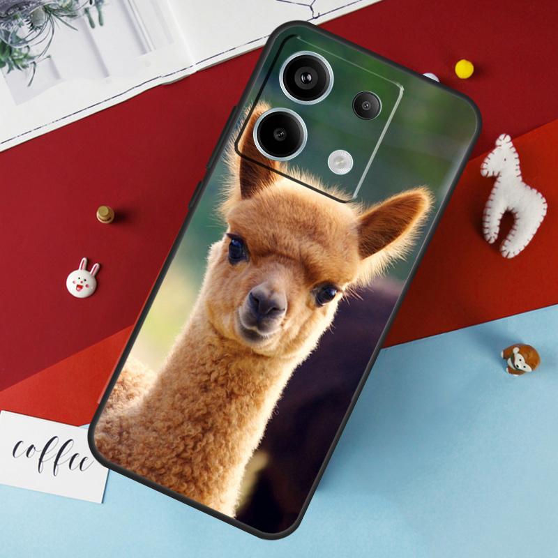 

Cute Alpaca Donkey Case For Xiaomi Redmi Note 14 Pro 13 12 11 10 15 Pro Plus Redmi 15 14C 10C 12C 13C 15C Cover Redmi Note 11