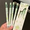 4pcs 0.5mm 2B Lead Automatic Pencil Kawaii Stationery Non-sharpening Pencil  Back To School