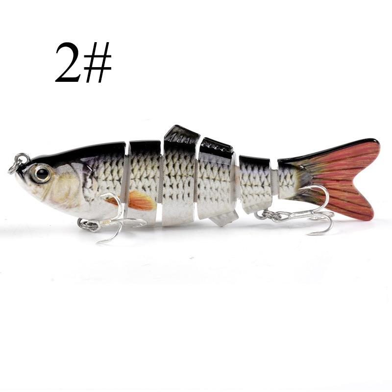 10PCS Multi Jointed Fishing Lures Sinking Wobblers Swimbait Hard Bait Crankbait 10PCS Multi Jointed Fishing Lures Sinking Wobblers Swimbait Hard Bait Crankbait