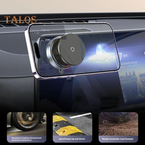 Supporto per Telefono Alta Stabilità Anti-Vibrazione Facile Installazione Ventosa Forte Adsorbimento Magnetico Staffa Supporto per Telefono da Auto