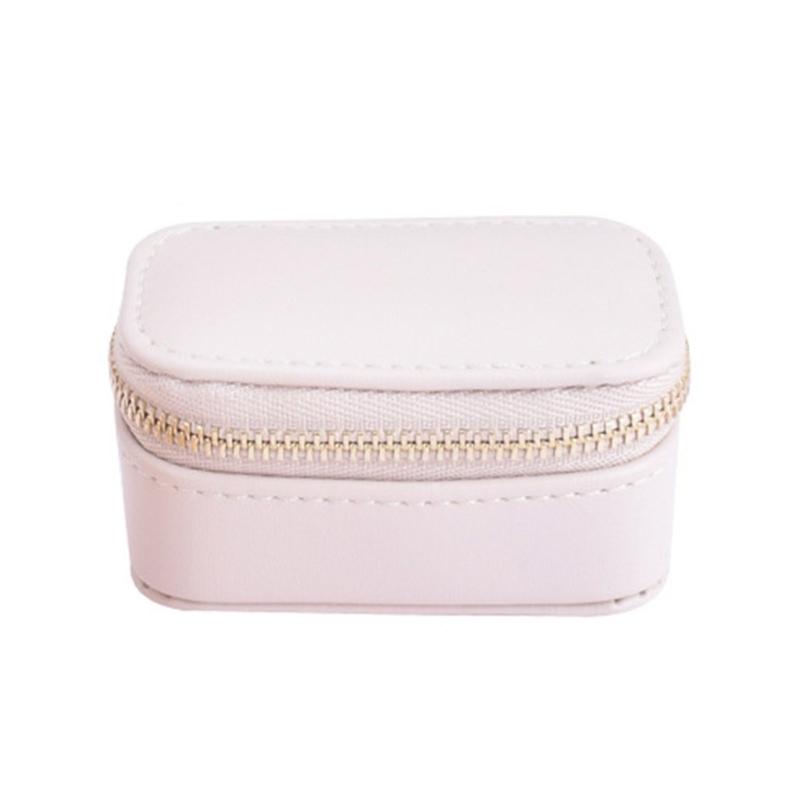 Portable Jewelry Storage Box Rings Earring Travel Case Elegant Organizer Women Necklace Storage Case Diaplay Gift Boxes