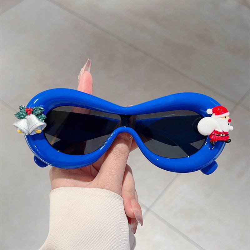 

Party Decorate Sunglasses Women For Men Merry Christmas Luxury Brand Designer Vintage Popular Punk Funny Cute Sun Glasses Uv400
