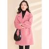 Women's Korean Style Wool Blend Oversized Winter Coat