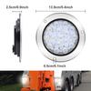 Aoling Truck Tail Lamp LED 24V Round Reverse Lamp Daylight for Trailers Trucks