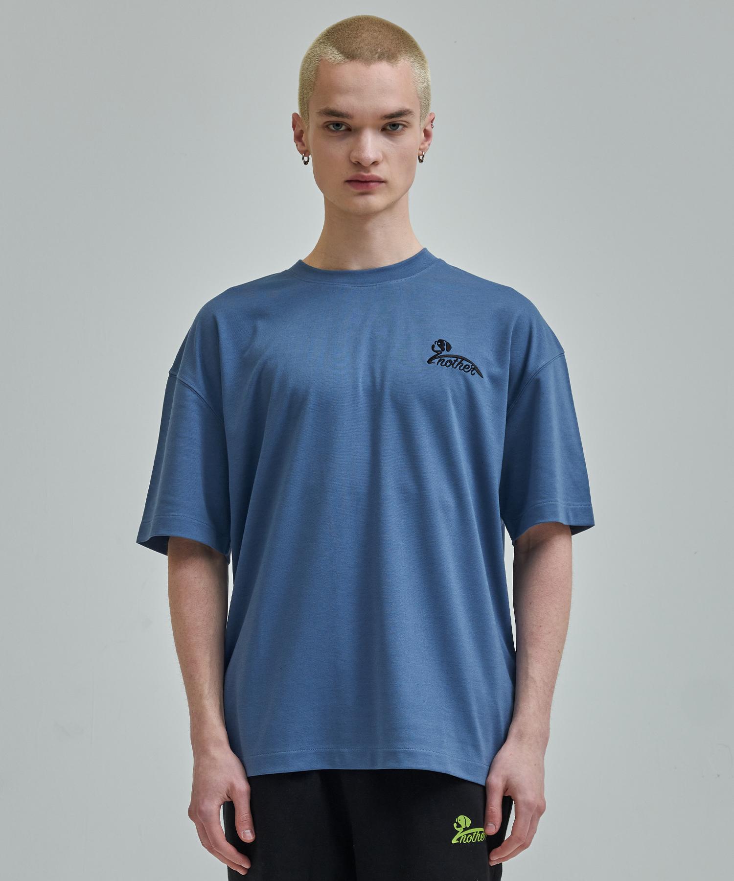 Gen Other Dog Logo Embroidered T-Shirt Blue Blue/Xs