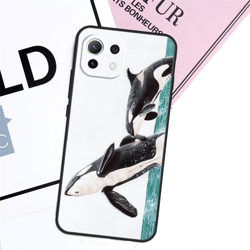 

Чехол для телефона Xiaomi 15 14 17 Ultra 13T 14T 15T Pro POCO F8 Ultra F7 F5 F6 X3 X5 X6 X7 Pro с изображением косаток Xiaomi 17Pro Max