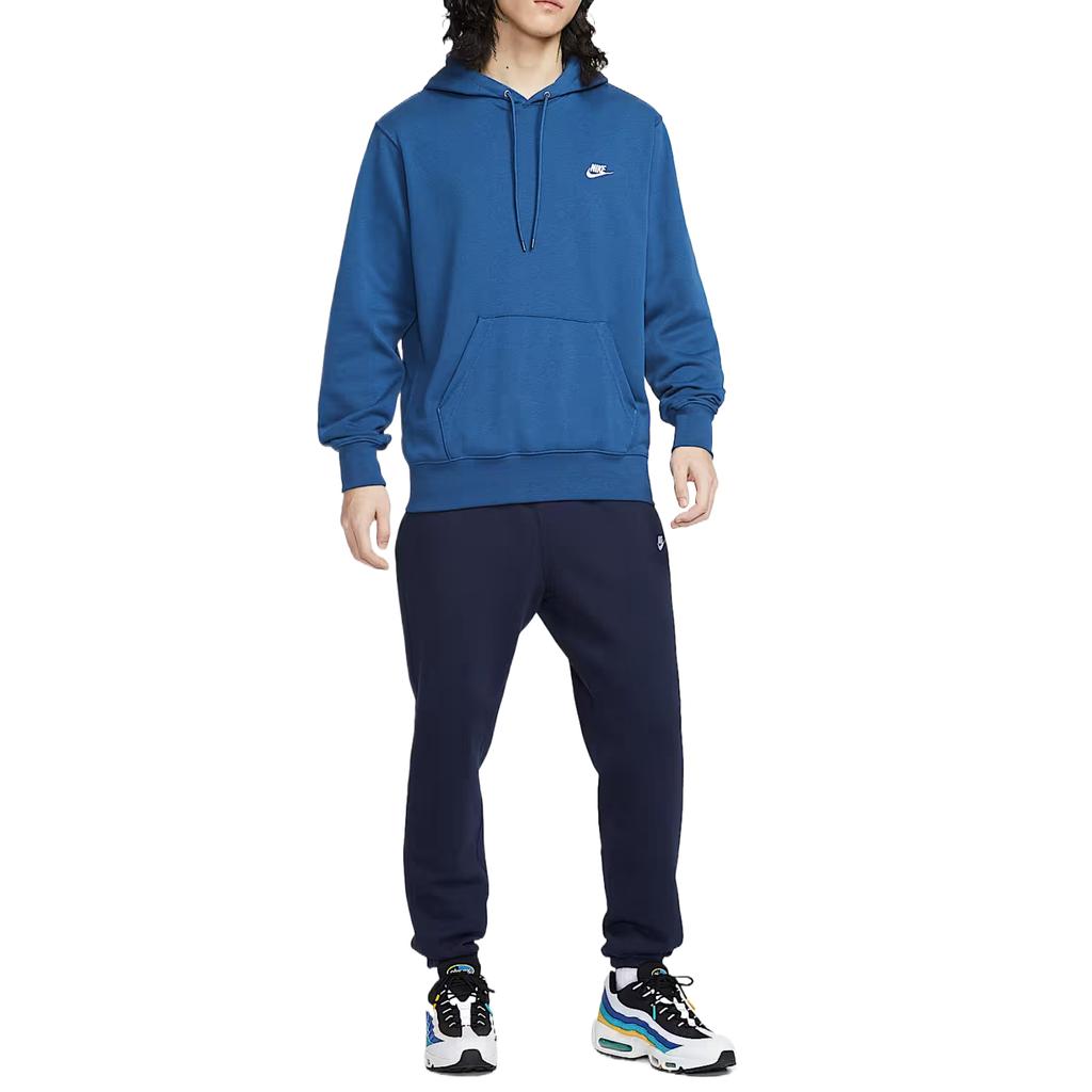 Nike Club Solid Color Hooded Long Sleeve Sweatshirt Men sweatshirt FN3867-476