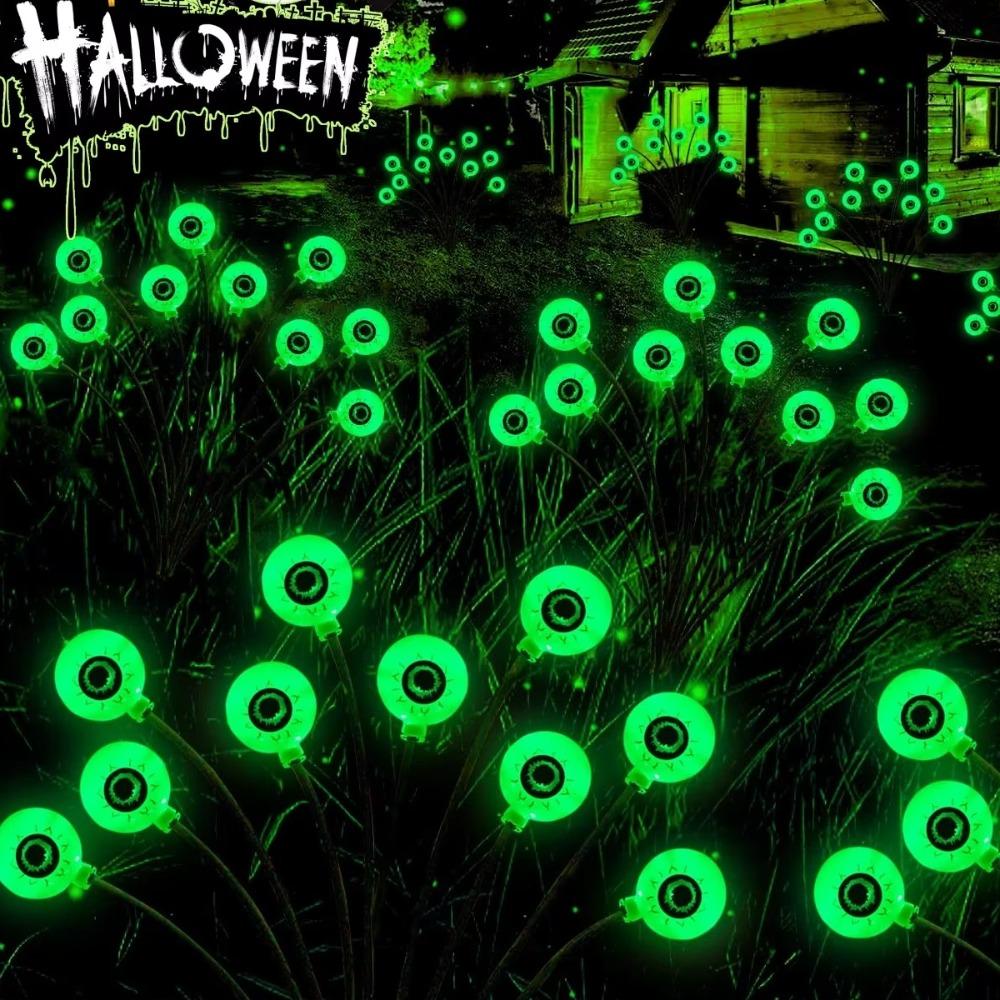 6PCS Plug-in Light Halloween Outdoor Decoration Atmosphere Solar Garden Lawn Lights  Bar
