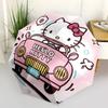 1pc Hello Kitty Pink Car Automatic Folding Umbrella - Portable 3-Fold Design with Iron Frame, Perfect for Outdoor Use, Festive Gifts, Travel, Daily Us