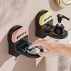 Wall Mounted Shower Gel Bottle Rack Adjustable Non-Rust Shampoo Bottle Holder Home Bathroom Accessories