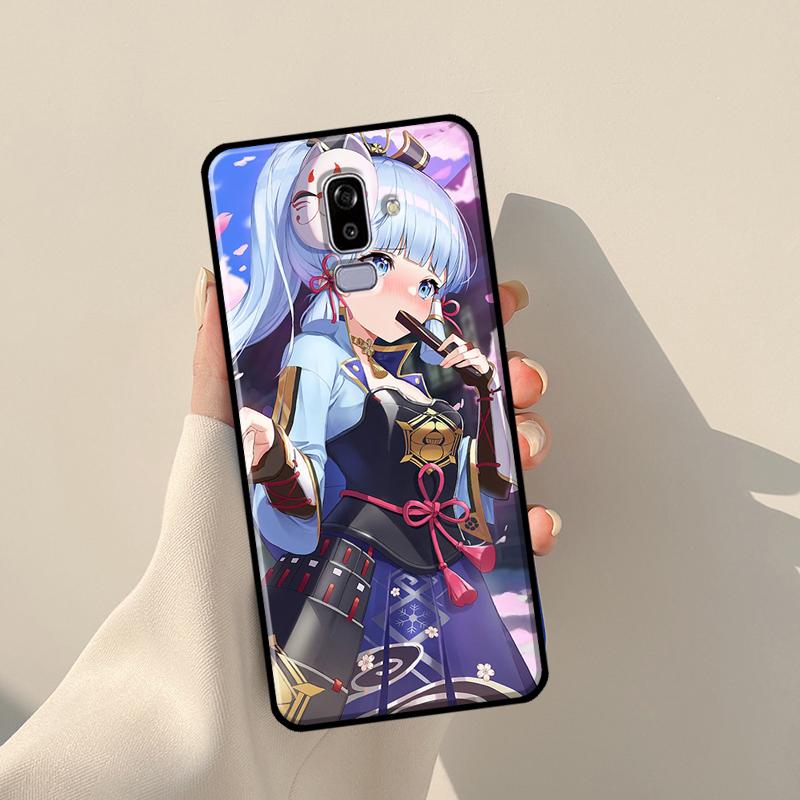 Kamisato Ayaka Genshin Impact Cover For Samsung Galaxy J4 J6 Plus 2018 A6 A7 A8 A9 J8 J1 2016 A3 A5 J3 J7 J5 2017 Case