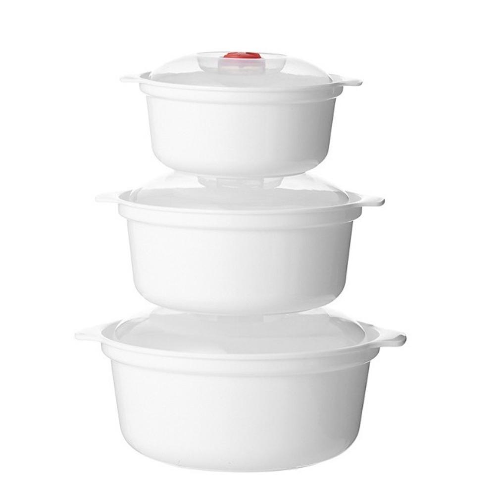 

Plastic Microwave Lunch Box Eco-Friendly Heated Freshing Box Steamed Buns Rice S