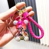 Bear Resin Cartoon Keychain With Lovely Rhinestones Ideal For Gifts Various