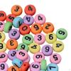 200 Pieces Acrylic Jewelry Beads 1.5 Mm Hole Loose Beads, Alphabetic Number Bead, for Key Chains