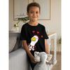 European sizes Boys & Girls Cute Goose Duck Valentines Day T-Shirt - Retro Short Sleeve Shirt with Goose & Duck Graphics, Round Neck Casual Top