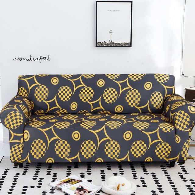 Couch Cover Stretch Sofa Cover Slipcovers Elastic All -Inclusive Case For Different Shape Sofa Loveseat Chair L -Style Sofa Case