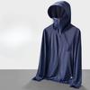 Sonnenschutzkleidung Herren Sommer Eis Seide Dünn Atmungsaktiv Lässige Jacke Anti-Ultraviolett Outdoor