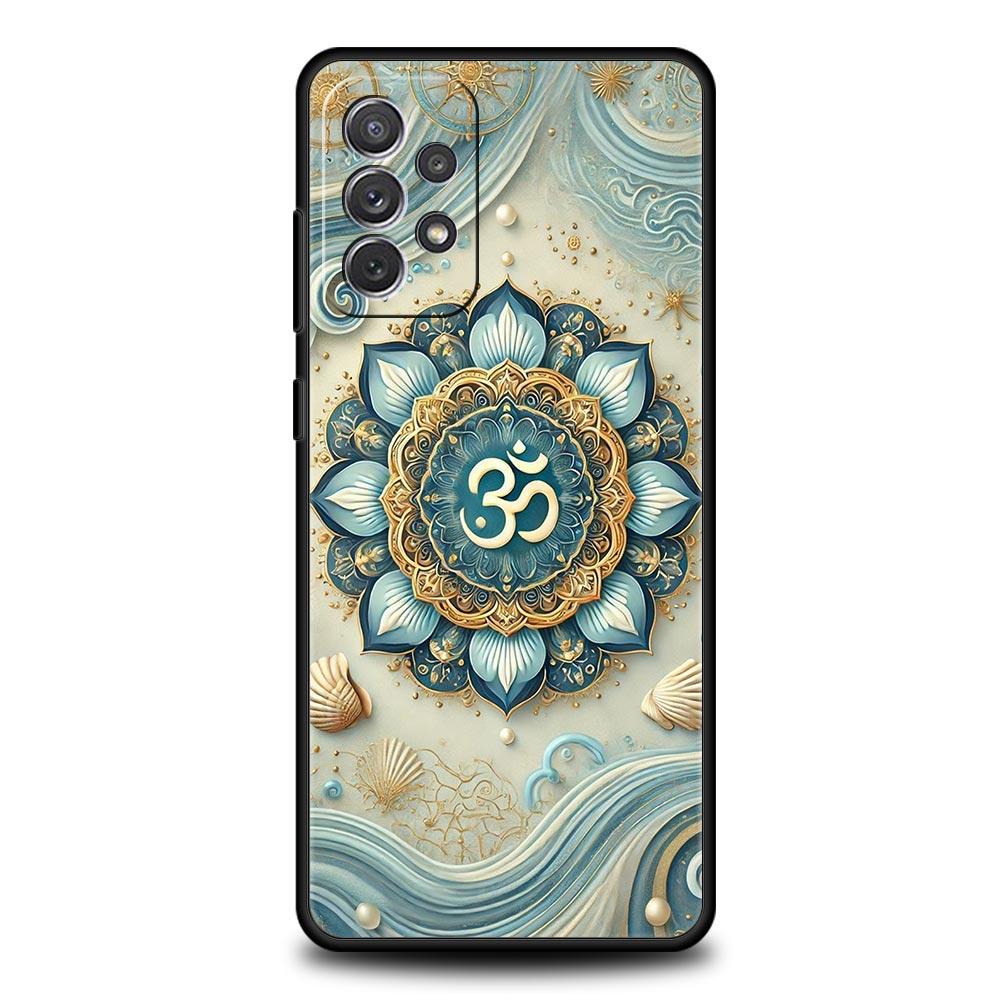 

Indian Pattern Mandala Phone Case for Samsung Galaxy A55 A35 A17 A07 A15 A13 A25 A51 A71 A72 A73 A32 A52 A52S A41 Soft TPU Shell Samsung A13 5G