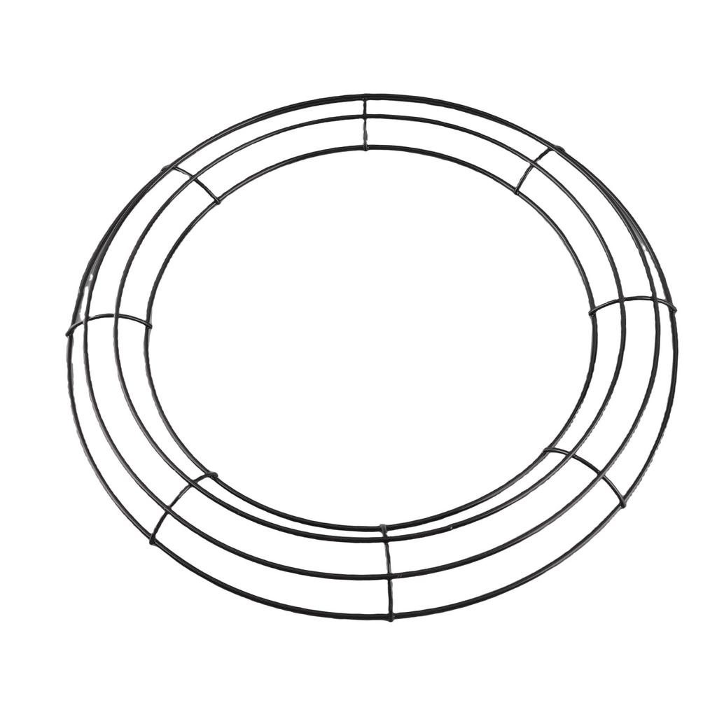 Iron Wire Wreath Flexible Robust Metal Iron Wire Wreath for Home Wedding Decoration