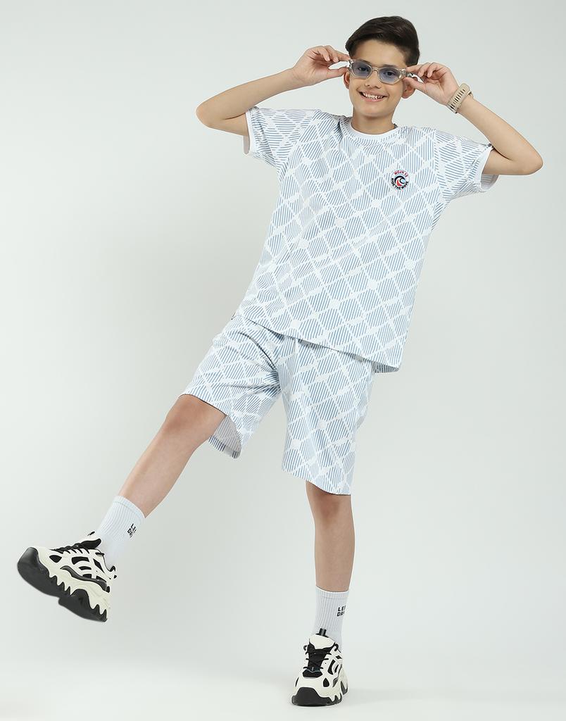 MONTE CARLO Boy's Regular Fit Bermuda Set