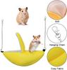 Hamster Hang House Hammock Banana Design Small Animal Cotton Cage Sleeping Nest for Small Pet Bed Small Hamster Toy Cage Swing