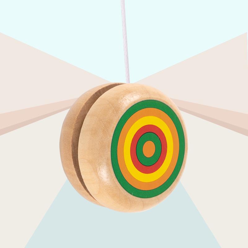 1~3pcs Wooden Yoyo Ball Children Physical Exercise Toys Team Activity Souvenirs Pull Wire Rotation Suitable for Beginners TMZ