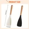 1pc Multifunction Spoon with Wooden handle-Durable-Great for Both Cooking and Serving, Safe for Nonstick Cooking Surfaces