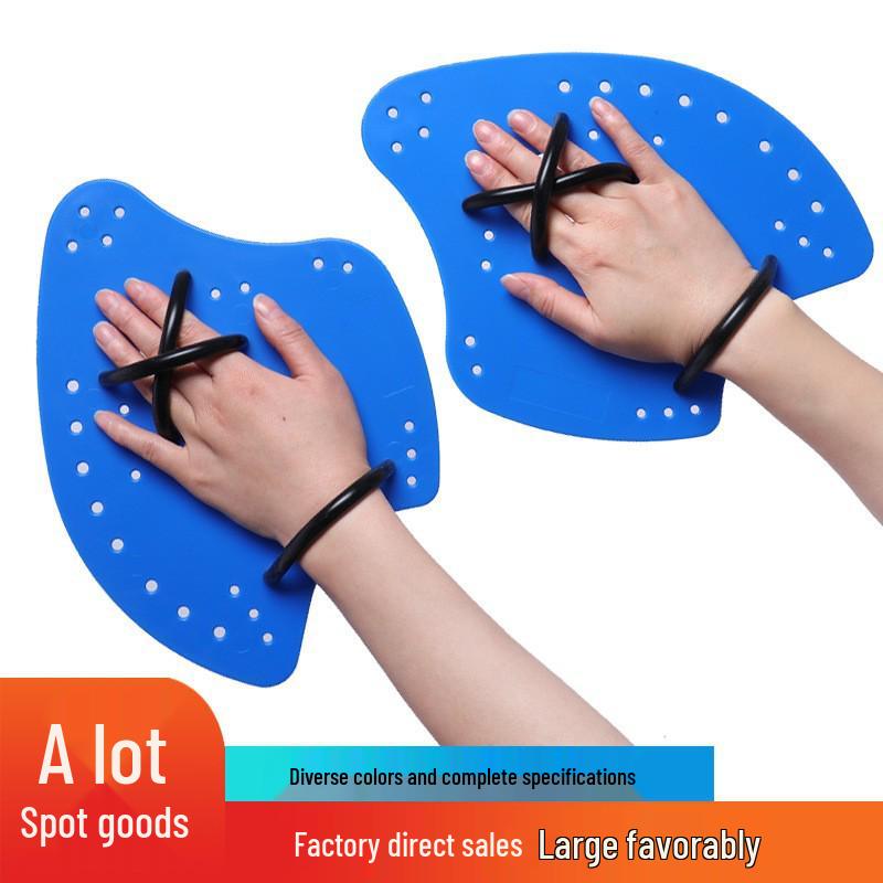 Axe-Style Sculling Hand Paddles for Adult and Child Swimming Training