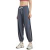 Women's Loose High Waist Quick Dry Pants Mesh Quick Dry Yoga Pants Drawstring Plus Size Fitness Pants