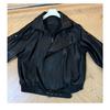 Stylish Women's Motorcycle Jacket with Thickened Lamb  Simulated Leather