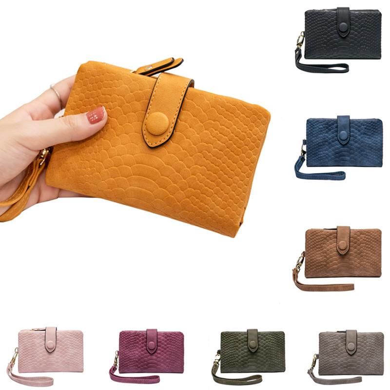 Suede Wallet Snake Leather Clutch Bag OEM Wallet Women's Change Bag Purse