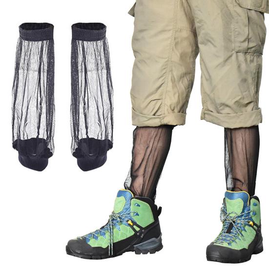 1 Pair Mesh Leg Sleeve Elastic Band Breathable Summer Outdoor Camping Hiking Fishing Men Women Calf Leg Protector Cover