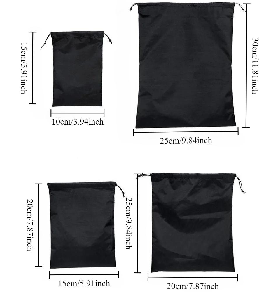 1pc Double Drawstring Pocket Electronic Product Storage Waterproof Nylon Bag Toy Building Block Packaging Bag Tote Bag