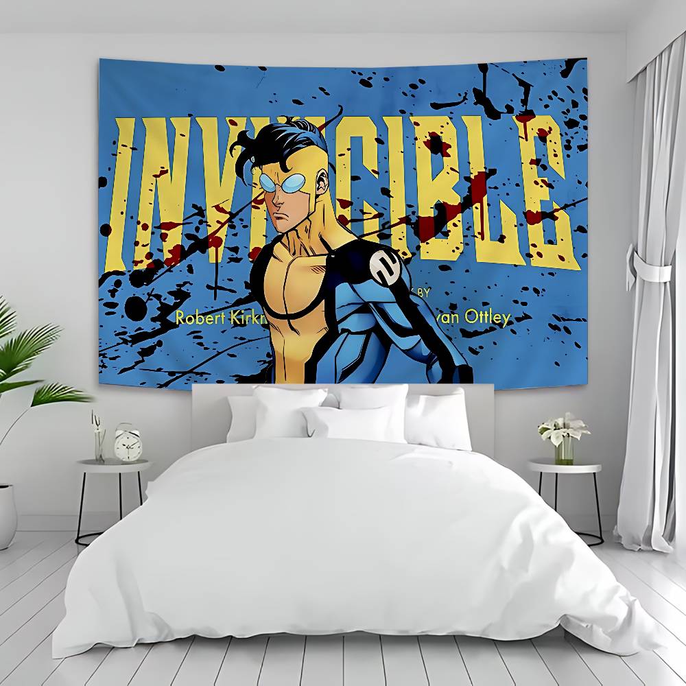 Animation IInvincibles Tapestry Art Printing Japanese Wall Tapestry Anime Wall Hanging Home Decor