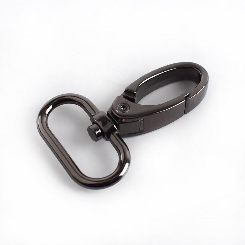 10pcs Lobster Swivel Hooks,Snap Hook Metal Swivel Clasps Bag Purse Hardware Oval Gate Swivel Snap Hook Purse Clip