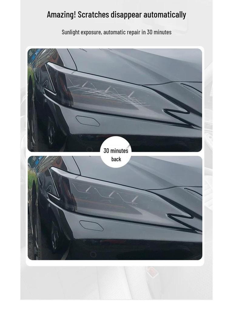 Transparent Smoked Protective Headlight Film for Lexus CT200, ES, RX, UX, IS, NX, LX