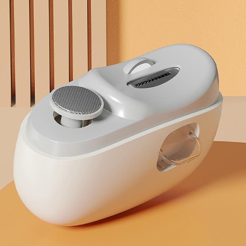 2 In-1 Electric Nail File Automatic Nail Clippers Electric Nail Clippers with Light Nail Trimmer for Kids Adults Seniors