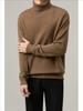 Men's High-End Slim Fit Solid Color Sweater - Round Neck, Warm, Casual, Autumn/Winter Fashion