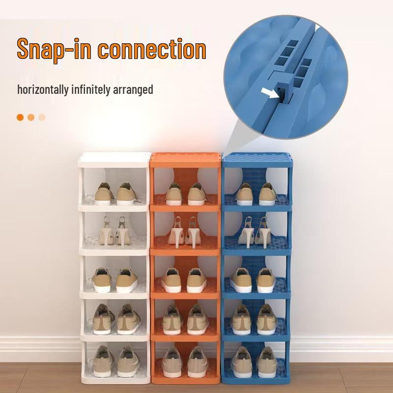 Popular Space-Saving Multi-Layer Shoe Rack - Compact Folding Shoe Storage for Home Entryway