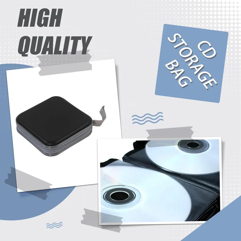 40pcs/Box Disc CD DVD Wallet Storage Organizer Case Boxes Holder CD Sleeve Bag Album Box Cases With Zipper CD Storage Cover
