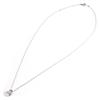 SUEHIRO Diamond White Gold Open Heart Necklace Women's