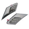Pair LED Side Marker Turn Signal Leaf Lights Smoked Lens Fit for Scion FRs Subaru BRz GT86 1320